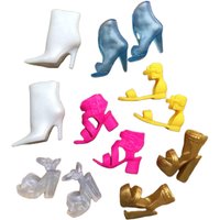 Original Quality Doll Shoes 1/6 Size Doll Sandals Boots DIY Colorful Doll Decors High Heels Doll Accessories New Doll Parts