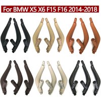 3PCS SET LHD RHD Carbon Fiber Innen Passagier Tür Griff Innen Panel Ersatz Für BMW X5 X6 F15 F16 2014-2018