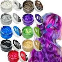 Temporary Hair Color Dye Mud,9-color Color Hair mud Wax Hair Color Wax For Daily Party Cosplay,Men&Women's DIY Hair Color Cream