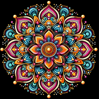 5D DIY Diamond Painting Flower Kit Mandala Flower Decoration DIY Alien Diamond Mosaic Art Gift Crafts Wall Home Decoration