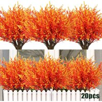 1/3/5/10/20Bunch Artificial Flower Plastic Lavender Autumn Fake Plant Home Table Outdoor Garden Wedding Decoration Thanksgiving