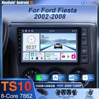 Für Ford Fiesta 2002 2003 - 2008 Android 16 Autoradio Videoplayer Multimedia Navigation Wireless Carplay GPS 2 din
