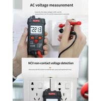 Smart Mini Digital Multimeter Tester RMS 4000 Counter Automatic Range Test Voltage Continuity Resistance NCV HouseholdHot