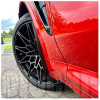 OiOMOTORS Dry Carbon Fiber Front Splash Guards Arch Guards Mud Flaps for BMW F97 X3M G01 X3 F98 X4M G02 X4