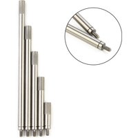 5pcs/Set HSS Dial Digital Indicator Extension Stem Rod M2.5 Thread Connecting Rod Kit For Dial Gauge Altimeter Tool Parts