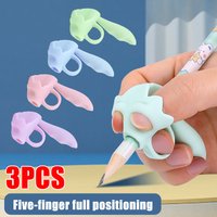 Children's Writing Posture Pen Holder Soft Silicone Pencil Holder for Kids Learning Aid Grip Posture Correction Stationery Gift