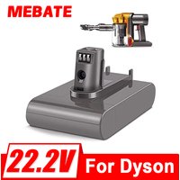 New Rechargeable 22.2V 6.0Ah Lithium Vacuum Cleaner Battery (Type A) Battery For Dyson DC44 DC45 DC31 DC34 DC35 Animal 917083-09