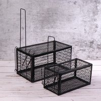 Reusable Self-locking Mice Trap Cage Rodent Catcher Mouse Control Rat Implement Home Pest Solution Eco-friendly