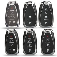 jingyuqin 2/4/5/6 Buttons Remote Car Key Shell Fob Case For Chevrolet Camaro Equinox Cruze Malibu Spark Smart Key