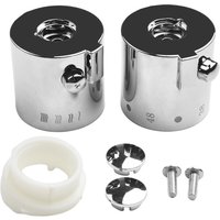Knob Handles Shower Temperature Control Handle Knob Chrome Thermostatic Bath Shower Mixer Bathroom Faucets Bathtub Thermostats