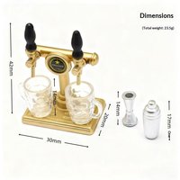 New Sale 5Pcs Dollhouse Miniature Scene Ornament Decoration Simulation Beer Mug Model Food And Play Mini Beer Cup Toy