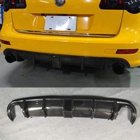 Rear Bumper Diffuser Bodykit For Volkswagen VW Magotan Variant VW R36 Carbon Fiber Material With Led Lamp Exterior Accessories