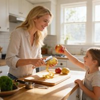 Fruit And Vegetable Peeler Wooden Handle Food Peeler Household Tomato Slicer With Bottle Opener For Home Cooking Vegetable Fruit
