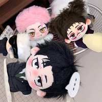 2026 Neue Kawaii JujutsuK Puppe Anime Gojo Satoru Plüsch-Schlüsselanhänger Niedliche JJK Figur Baumwoll-Plüschpuppe Yuji Choso 10cm Spielzeug Geschenke für Fans