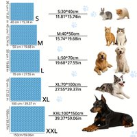 Dog/Cat cooling mat Non-Slip Washable Cushion Summer Dogs Cooling Pad Sleeping Pad Bed Sofa Cat Ice Pad Blanket Cat Blanket