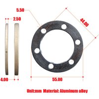 AliExpress TOOPRE Efficient Brake Spacer for E Bike, Electric Scooter, 6 Holes Disc Washer 2/2 5/4/5mm, Enhance Your Riding Safety