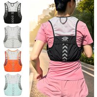 AliExpress XCVADQ 1pcs Lightweight Running Vest for Women Men,Adjustable Hydration Backpack,Breathable Reflective Backpack for Running Cycling