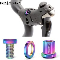 Risk Titanium Shifter Lever Clip Ring Fixing Bolts Bicycle Shift Clamp Ring Bolt Screw Nut Compatible with SRAM Shimano R8000