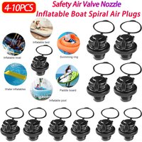 Air Valve Inflatable Boat Spiral Air Plugs Air Valve Nozzle Cap Kayak Raft Plug Replacement Air Mattress Plug Replacement