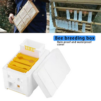 1 Set Bienenkönigin Aufzucht Paarung Beehive Bienenzucht Werkzeuge Schaum Beehives Ernte Bestäuber Bienenstock Box Imker Ausrüstung