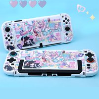 Kawaii Girls Protective Case Compatible with Switch 2, Hard PC Slim Dockable Shell Cover Designed for Nintendo Switch 2 Case