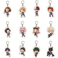 My Hero Academia Acrylic Keychain Izuku Midoriya Shoto Todoroki Anime Keychain Creative School Keychain Anime Accessories Cute