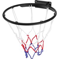 1 Set 9.8Inch Wall Mount Hoop Durable Abs Indoor Mini Basketball Rim For Bedroom Wall Mounting Portable Silent Basketball