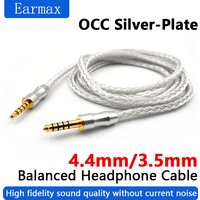 4.4mm to 3.5mm Balanced Cable For MDR-1A MV1 1000XM3 XM4 XM5 MSR7 H600A H900N H800 Earphone Replaceable16Core
