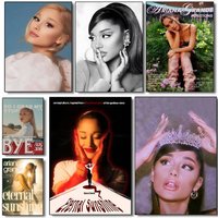 Famous Singer Ariana Grande Poster Art HD Canvas Advanced Aesthetic Printing Paper Wall Art for Living Room Home Decor