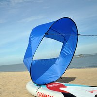 Sup Surfboard Accessories Kayak Downwind Paddle Inflatable Canoe Boats Drifting Wind Sail With Clear Window Folding Thrusters