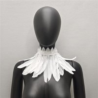 Robe châle en fourrure blanche pour femmes et enfants, écharpe d'Halloween, cape de cou, écharpes Snood Cosplay, châles de fête de mariage de style gothique, Y2K