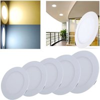 Dimmable LED Panel Light Ultra Thin Ceiling Recessed Downlight 3w 4w 6w 9w 12w 15w 25w Round LED Spot Light AC85-265Ving