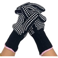 1PC Double-sided Hair Straightener Perm Curling Hairdressing Heat Resistant Finger Glove Hair Salon Tools Thermal Styling Gloves