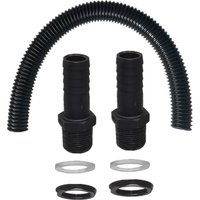 3/4 Rain Diversion Pipe Kit for Connecting Two Water Butts and Enhancing Rainwater Reuse in Residential Gardens Increase Water