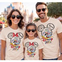 Retro Pure Cotton 2026 Shirt Mickey Shirt Summer Women's and Children's Plus Size Comfortable Casual Fashion Sports T-shirt