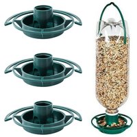 New Recycle Empty Soda Bottle Top Bird Feeder Automatical Feeding Outdoors Garden Balcony Hanging Feeding Tray Yard Garden Decor