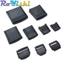 Boucles à came en plastique noir, 5 pièces/paquet, Clip à bascule, sangles pour sac à dos, 5/8 "3/4" 1 "1-1/4" 1-1/2 "2"
