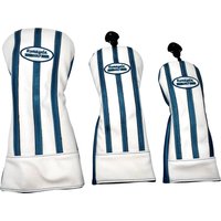 Golf stripe pattern Wood Head cover Driver Head Covers Fairway Wood Head Covers Hybrid Head Covers Pu Leather