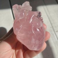 1pc Natural rose quartz small rough stone hand model carving, red obsidian gemstone crafts, holiday gifts