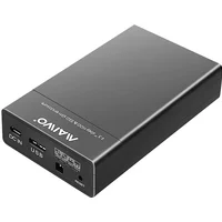 MAIWO Dual Bay External Hard Drive Enclosure Case 2.5 Inch HDD SSD Case For SATA Hard Disk Array With 4 RAID Function PC Case
