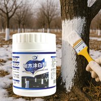 Tree White Paint - All-in-One -Freeze -Cold Protective Coating - Long-Lasting Tree trunk,branch,root,Easy Application with Brush