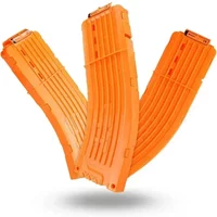 Ee1/3PCS Orange 15-Darts Curved Magazine Replacement Banana Quick Reload Clip For Nerf Elite Darts Toy Gun