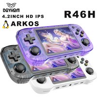 BOYHOM R46H Handheld Retro Game Console 4.2 Inch HD IPS Screen 15000+ Games Portable Video Player