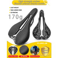 AliExpress plselis Plselis Road Bicycle Saddle High-Strength Carbon Fiber 3D Printed Counterweight Lightweight 170g Bike Cushion Riding Accessory