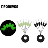 60PCS 10Set S M L Big Float Rubber Stopper Fishing Stopper Silicone Float Bean Fish Line Accessories Carp Fly Fishing Bait Tool