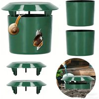 8pcs Snail Traps Reusable Home Physical Trapping Device Sturdy Stable Durable Plastic Material Slug Butterfly Catching Box