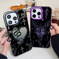 Creative Cool Dark Snake Case for Xiaomi Redmi Note 14 14S 13 12 11 Pro Plus 4G 5G 12S 11S 10S 10 9 9S 12C 13C 14C A3 A4 Cover