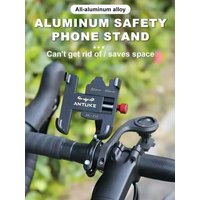 AliExpress NONE Bicycle mobile phone bracket aluminum alloy 360 ° rotation front and rear adjustment bicycle accessories