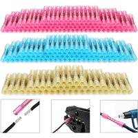 500/100PCS Heat Shrink Crimp Terminals Insulated Butt Electrical Splice Wire Connectors Cable Crimp Terminal Connector AWG 26-10