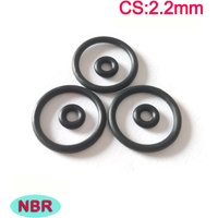 10Pcs/Lot NBR Rubber O Ring Seals Gasket CS 2.2mm Thickness Rubber Seal Washer Abrasion Resistance Water-Proof Size:OD*CS